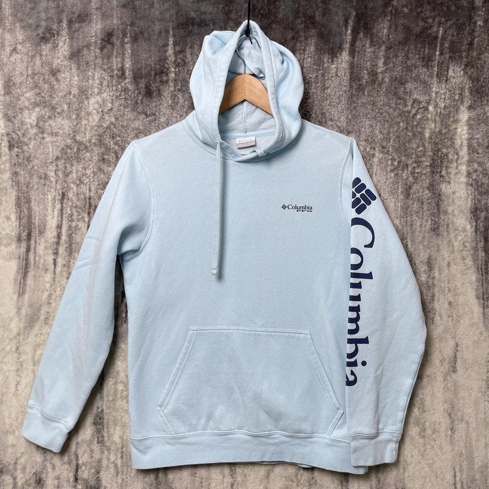 COLUMBIA‎ PFG Women's Light Blue Size Small Hoodie